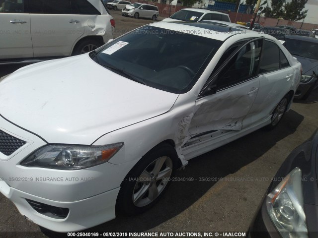 4T1BK3EK2AU609451 - 2010 TOYOTA CAMRY SE/LE/XLE WHITE photo 6