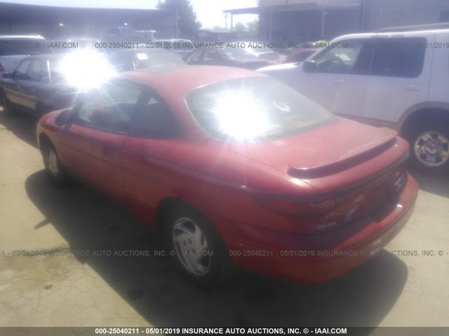 3FAKP1132XR213762 - 1999 FORD ESCORT ZX2/COOL/HOT RED photo 3