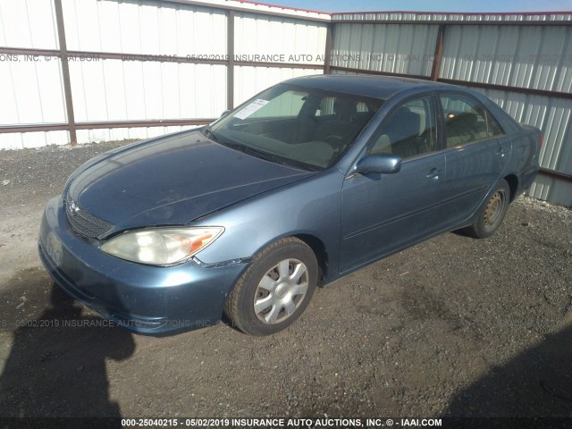 JTDBE32K730158947 - 2003 TOYOTA CAMRY LE/XLE Mavi foto 2