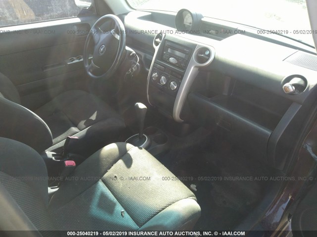 JTLKT324854023953 - 2005 TOYOTA SCION XB 勃艮第红 照片 5