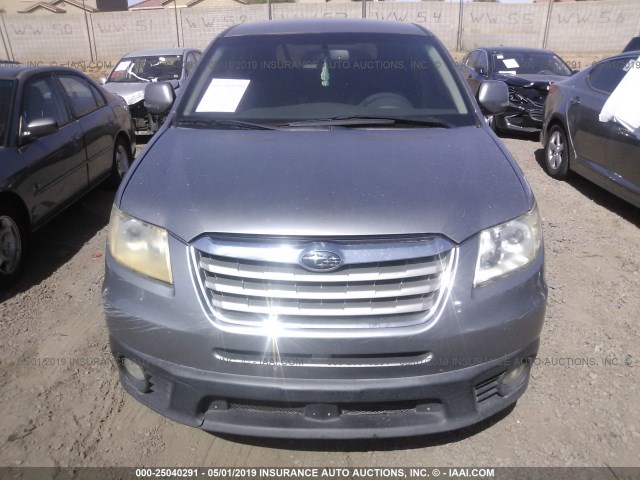 4S4WX91D384404745 - 2008 SUBARU TRIBECA SILVER photo 6