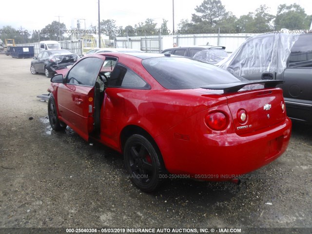 1G1AT18H497180513 - 2009 CHEVROLET COBALT LT RED photo 3