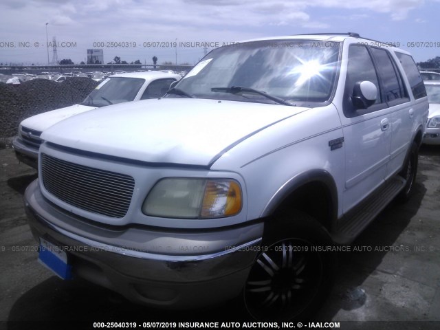 1FMFU18L42LA37293 - 2002 FORD EXPEDITION EDDIE BAUER WHITE photo 2