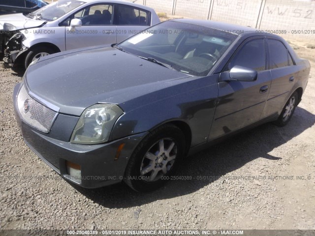 1G6DM57T970131654 - 2007 CADILLAC CTS GRAY photo 2