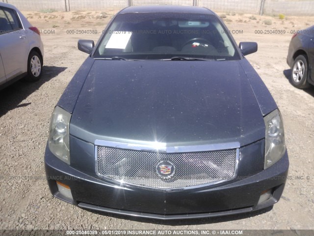 1G6DM57T970131654 - 2007 CADILLAC CTS GRAY photo 6