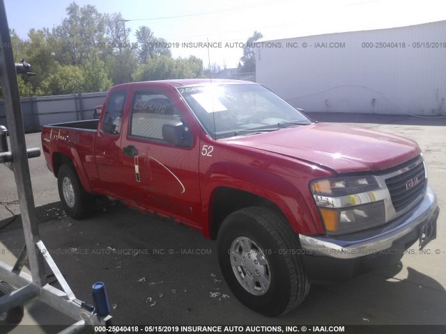 1GTDS19E078164599 - 2007 GMC CANYON RED photo 1