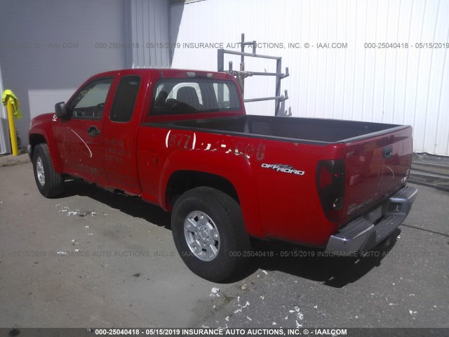 1GTDS19E078164599 - 2007 GMC CANYON RED photo 3