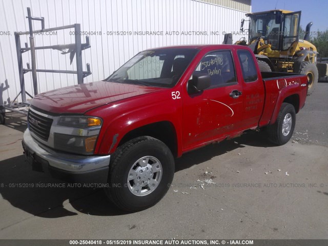 1GTDS19E078164599 - 2007 GMC CANYON RED photo 6