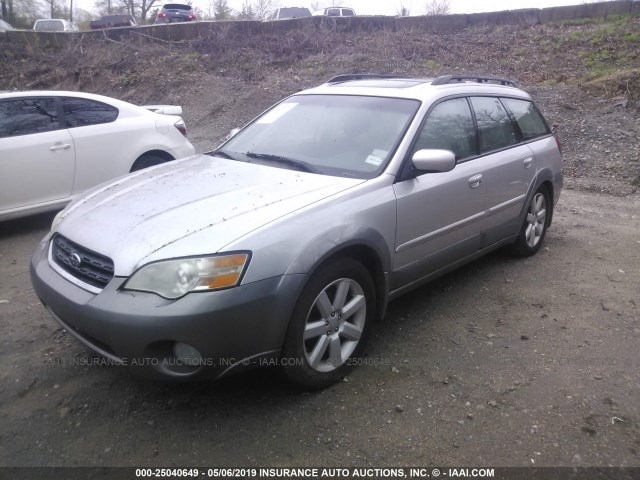 4S4BP62C177332430 - 2007 SUBARU OUTBACK OUTBACK 2.5I LIMITED SILVER photo 2