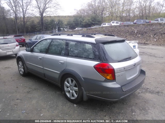 4S4BP62C177332430 - 2007 SUBARU OUTBACK OUTBACK 2.5I LIMITED SILVER photo 3