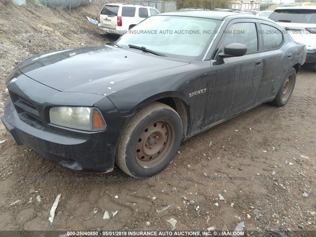 2B3KA43G86H311736 - 2006 DODGE CHARGER SE/SXT BLACK photo 2