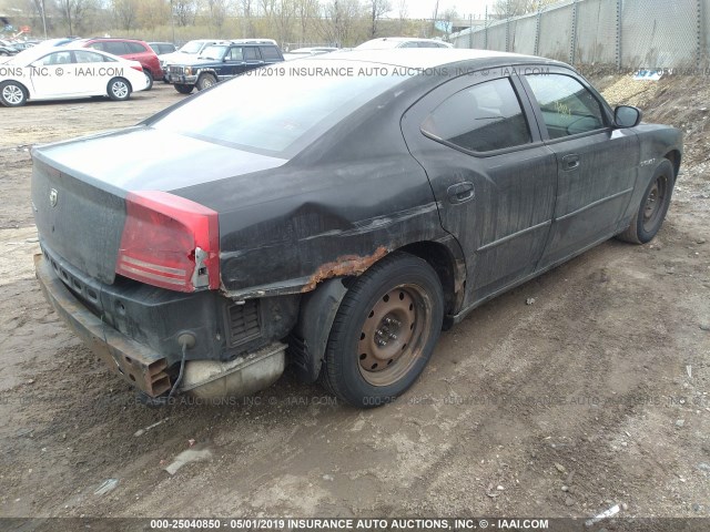 2B3KA43G86H311736 - 2006 DODGE CHARGER SE/SXT BLACK photo 4