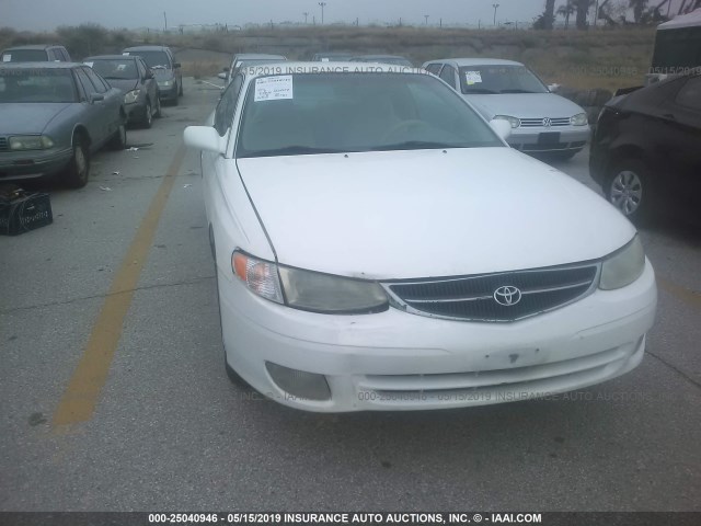 2T1CF22P41C441798 - 2001 TOYOTA CAMRY SOLARA SE/SLE WHITE photo 6