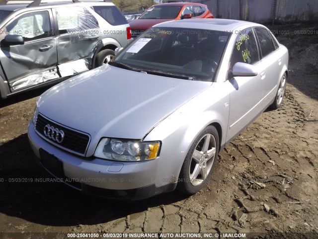 WAULT68E33A306337 - 2003 AUDI A4 3.0 QUATTRO SILVER photo 2