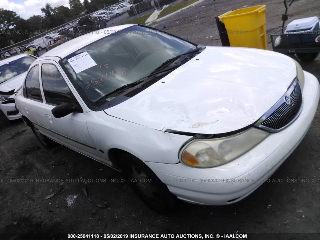 1MEFM6539YK604553 - 2000 MERCURY MYSTIQUE GS/SPORT WHITE photo 1