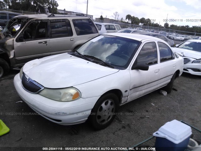 1MEFM6539YK604553 - 2000 MERCURY MYSTIQUE GS/SPORT WHITE photo 2