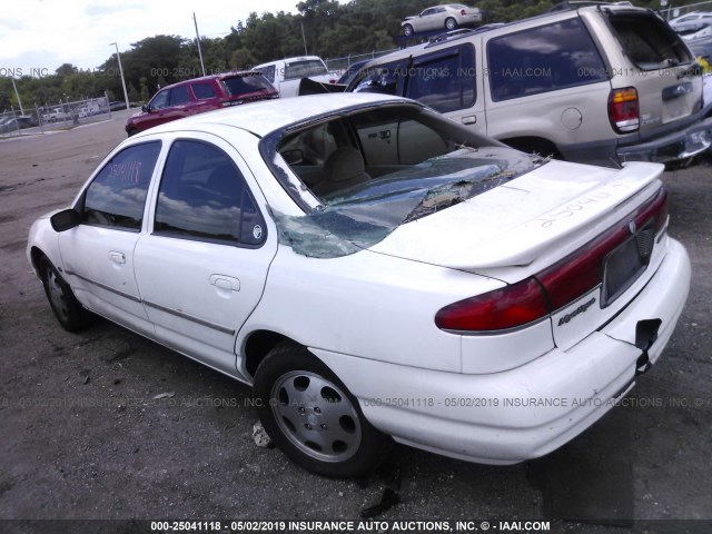 1MEFM6539YK604553 - 2000 MERCURY MYSTIQUE GS/SPORT WHITE photo 3