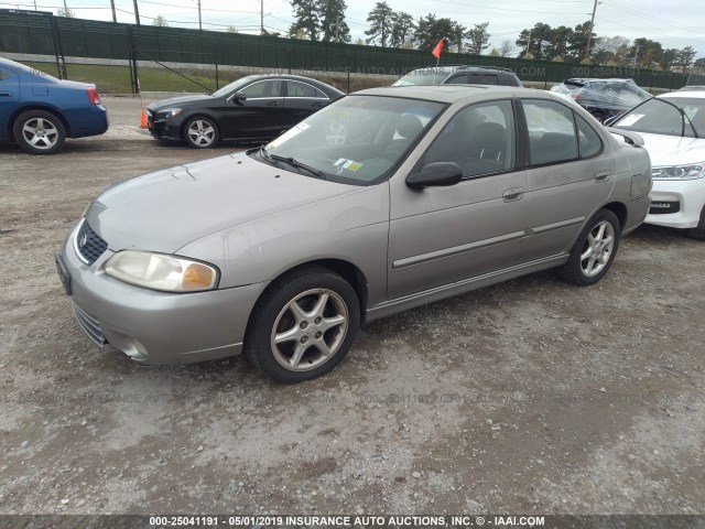 3N1BB51A61L004066 - 2001 NISSAN SENTRA SE TAN photo 2