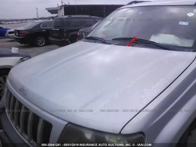 1J4GX48S54C249691 - 2004 JEEP GRAND CHEROKEE LAREDO/COLUMBIA/FREEDOM 银色 照片 6