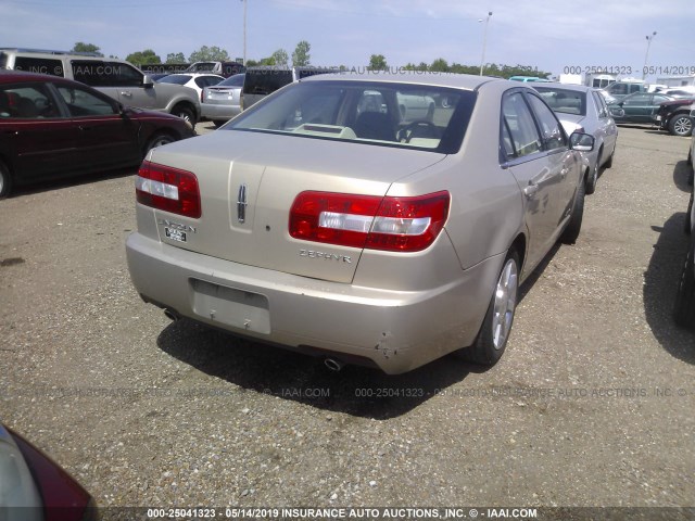 3LNHM26106R602615 - 2006 LINCOLN ZEPHYR BEIGE photo 4