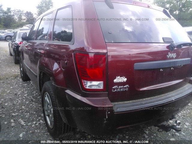 1J8GR48K17C637577 - 2007 JEEP GRAND CHEROKEE LAREDO/COLUMBIA/FREEDOM MAROON photo 3