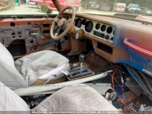 2V87TAN120515 - 1980 PONTIAC FIREBIRD ORANGE photo 5