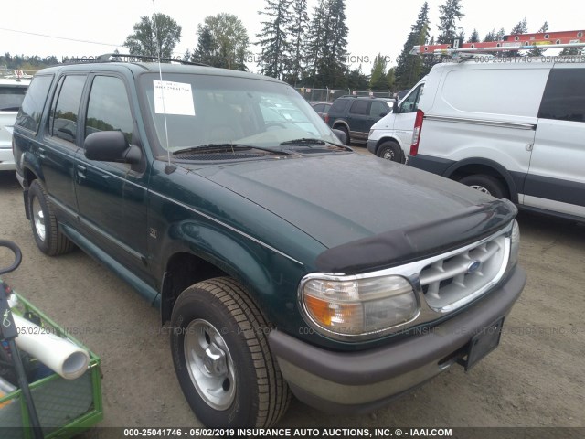 1FMDU35P7VUA54355 - 1997 FORD EXPLORER GREEN photo 1