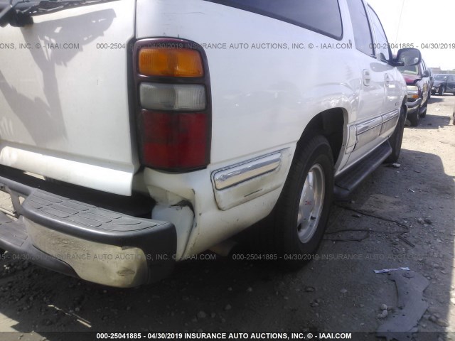 1GKFK16Z32J130159 - 2002 GMC YUKON XL K1500 WHITE photo 6