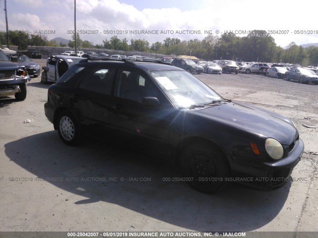 JF1GG65523H810775 - 2003 SUBARU IMPREZA BLACK photo 1