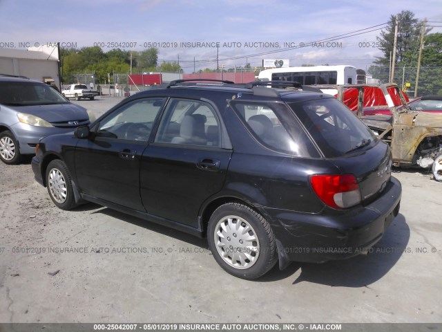 JF1GG65523H810775 - 2003 SUBARU IMPREZA BLACK photo 3