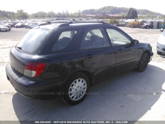 JF1GG65523H810775 - 2003 SUBARU IMPREZA BLACK photo 4