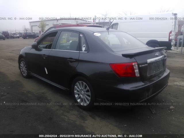 JF1GE62699G515657 - 2009 SUBARU IMPREZA 2.5I BLACK photo 3