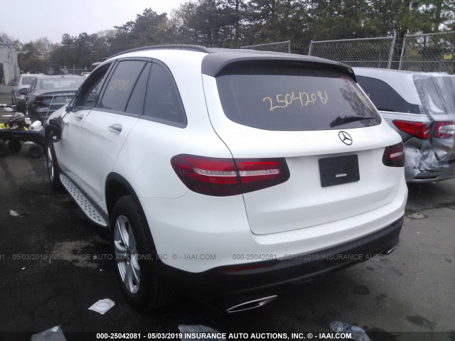 WDC0G4KB4HF218009 - 2017 MERCEDES-BENZ GLC 300 4MATIC WHITE photo 3