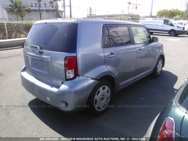 JTLZE4FE9CJ026070 - 2012 TOYOTA SCION XB 蓝色 照片 4