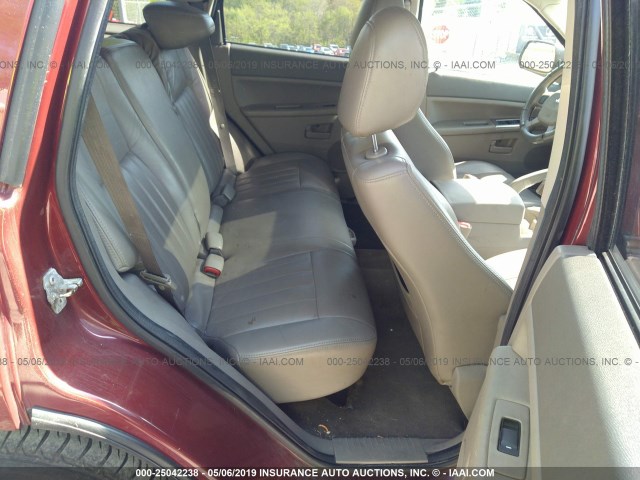 1J8GR48K37C533589 - 2007 JEEP GRAND CHEROKEE LAREDO/COLUMBIA/FREEDOM 栗色 照片 8