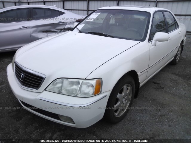 JH4KA965X2C004103 - 2002 ACURA 3.5RL WHITE photo 2