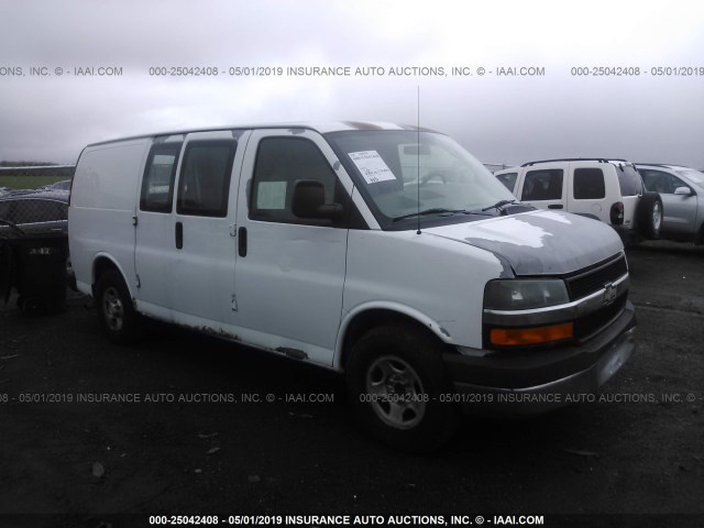 1GCFG15X461213960 - 2006 CHEVROLET EXPRESS G1500  WHITE photo 1