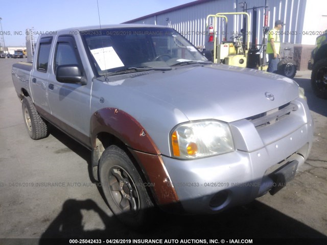1N6ED27T74C444886 - 2004 NISSAN FRONTIER CREW CAB XE V6 SILVER photo 1