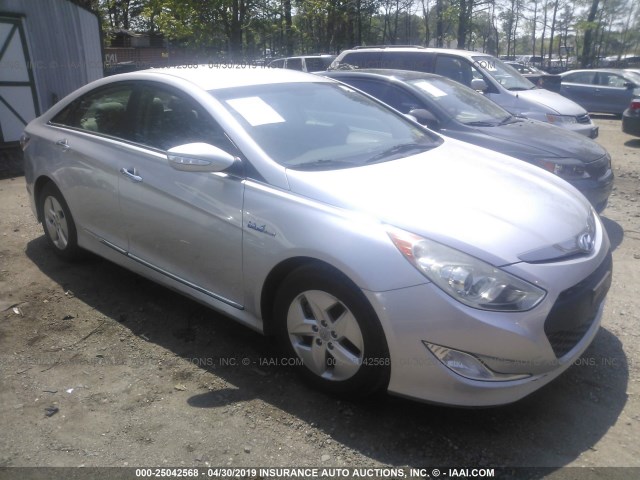 KMHEC4A4XBA004765 - 2011 HYUNDAI SONATA HYBRID SILVER photo 1