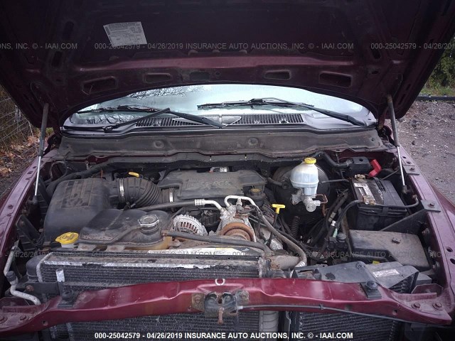 1D7HU18D33S225323 - 2003 DODGE RAM 1500 ST/SLT 栗色 照片 10