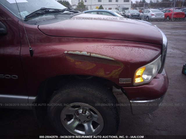 1D7HU18D33S225323 - 2003 DODGE RAM 1500 ST/SLT 栗色 照片 6
