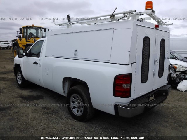 1GCEC14X98Z144082 - 2008 CHEVROLET SILVERADO C1500 WHITE photo 3