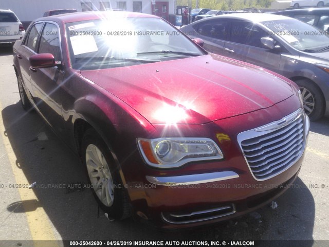 2C3CCAAG3DH697434 - 2013 CHRYSLER 300 MAROON photo 1