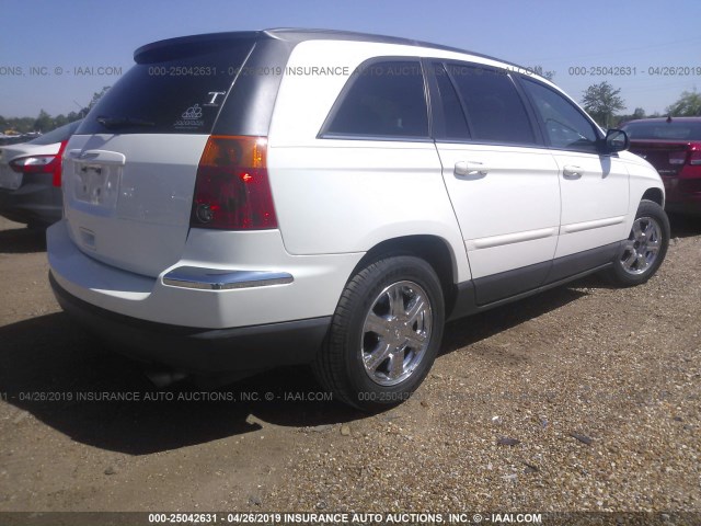 2C8GM68484R641629 - 2004 CHRYSLER PACIFICA WHITE photo 4