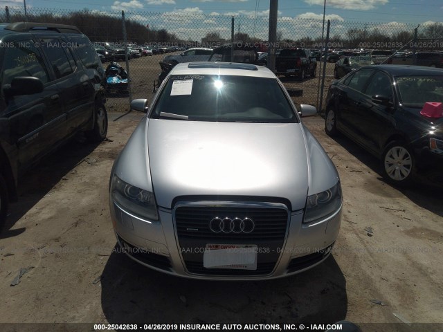 WAUDG74F65N094557 - 2005 AUDI A6 3.2 QUATTRO SILVER photo 6