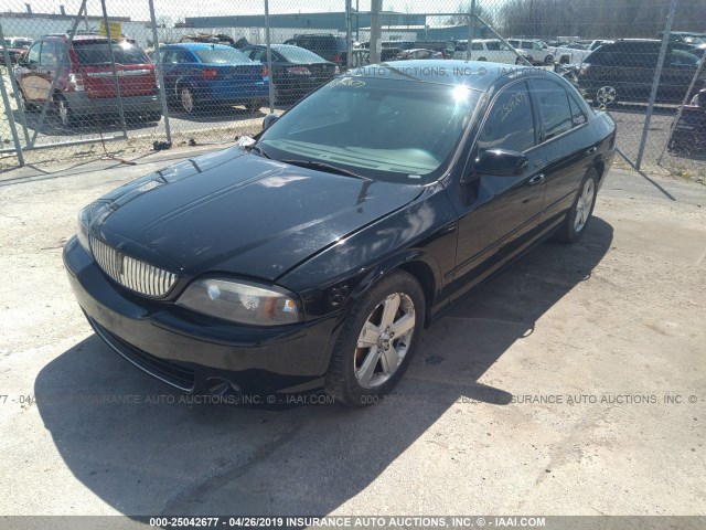 1LNHM87A56Y600247 - 2006 LINCOLN LS BLACK photo 2