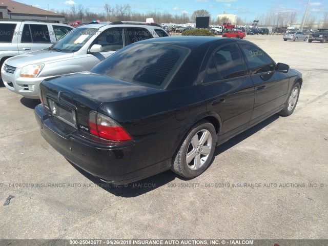 1LNHM87A56Y600247 - 2006 LINCOLN LS BLACK photo 4