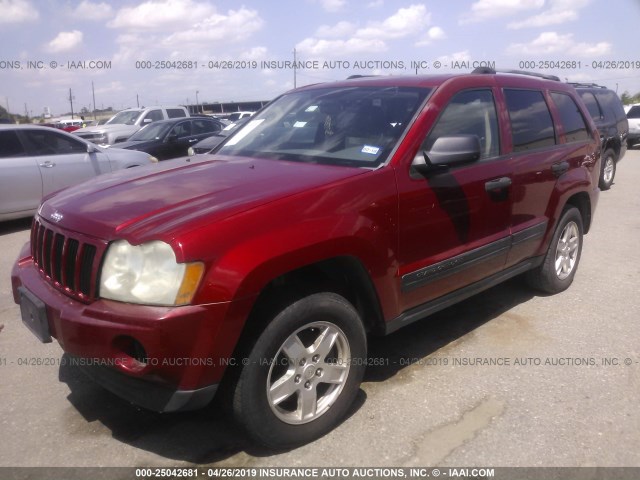 1J4GR48K56C234525 - 2006 JEEP GRAND CHEROKEE LAREDO/COLUMBIA/FREEDOM 红色 照片 2