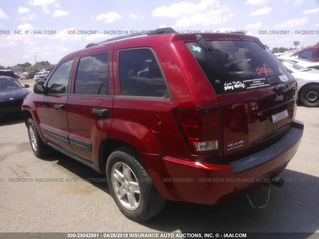 1J4GR48K56C234525 - 2006 JEEP GRAND CHEROKEE LAREDO/COLUMBIA/FREEDOM 红色 照片 3