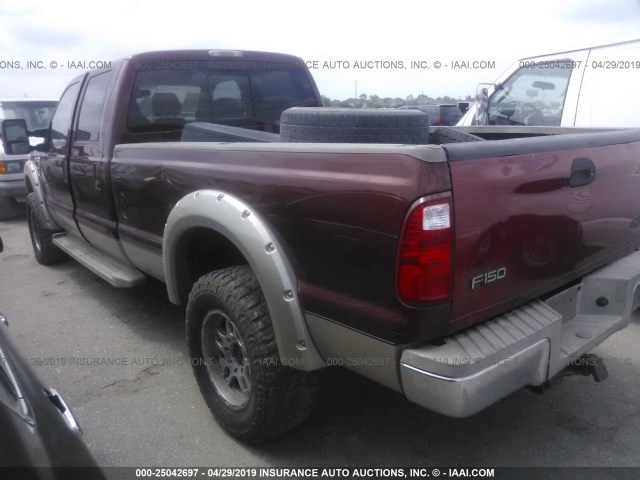 1FTWW31R08EA35109 - 2008 FORD F350 SRW SUPER DUTY TAN photo 3